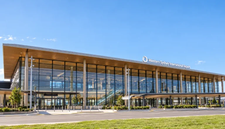 Western Sydney International Airport welcomes its first passengers as Jetstar launches flights to the Gold Coast
